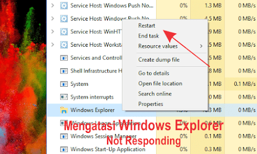 Penyebab Utama File Explorer Not Responding Pada Windows 10