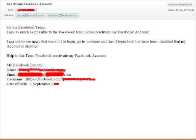 Cara Mengembalikan Akun Facebook Yang Dinonaktifkan / Disabled Account