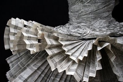 dress made of paper