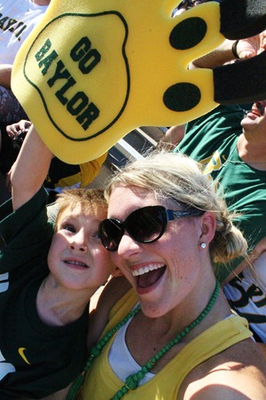 Nash's 1st day of School & Baylor Game 046