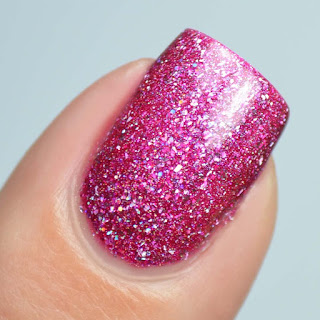 pink ultra holographic nail polish