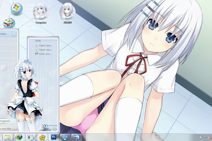 [Theme Win 7] Date A Live V15 - Tobiichi Origami By hai007-721