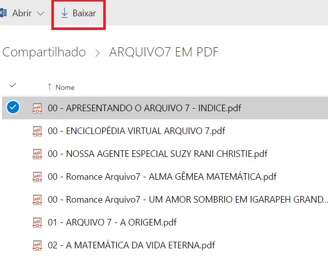 COMO BAIXAR OS ARQUIVOS PARA O SEU COMPUTADOR