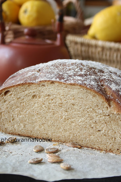 Pane con farina di farro e integrale