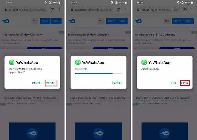 cara instal YOWhatsApp Apk terbaru versi 8.70