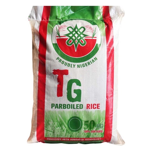 TG Parboiled Rice 50kg Bag