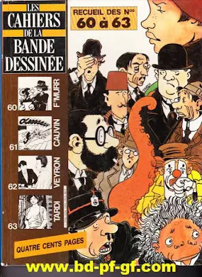 Les cahiers de la bande dessinée, recueil de 60 à 63