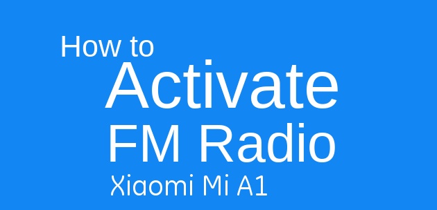 How to Active FM Radio?