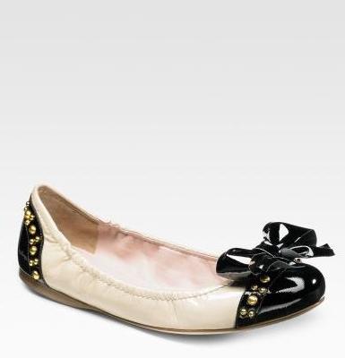 ballet flats with ribbon. Beige suede ballerina flats