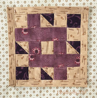 Dear Jane Quilt - Block K1 Crooked Creek