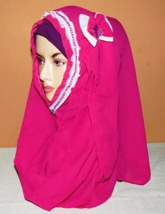 Hijab Sifon Modern KS134 - Grosir Baju Muslim Murah Tanah 