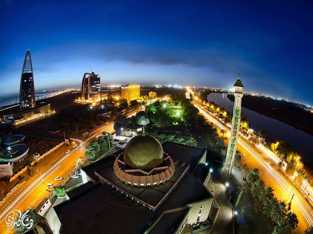 صورة لمسجد  من العاصمة السودانية الخرطوم