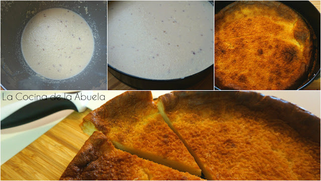 Quesada pasiega tradicional. Receta. Pasos.