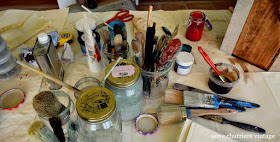 www.annecharriere.com, mon atelier, peinture, bricolage,