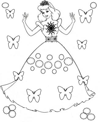 Princess Coloring Sheets on Free Princess Coloring Pages   Elena Reviews