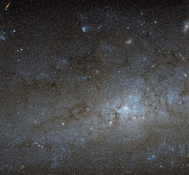 O centro da galáxia NGC 247