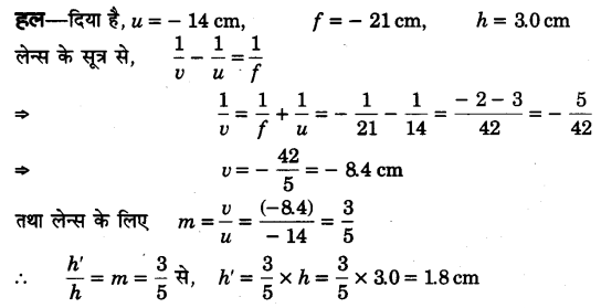 Solutions Class 12 भौतिकी विज्ञान-I Chapter-9 (किरण प्रकाशिकी एवं प्रकाशिक यंत्र)