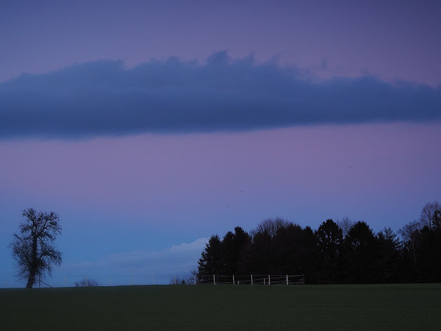 Wolken am Abendhimmel