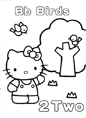  Kitty Coloring Sheets on Hello Kitty Coloring Pages