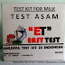 Milk Test Kit - Test Asam