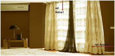 MODERN BEIGE CURTAIN DESIGN