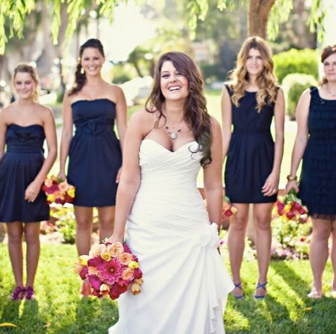 Also I 39ve started liking navy dresses for bridesmaids