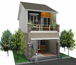 rumah Minimalis 2 lantai