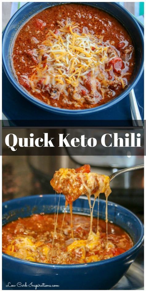 Quick Keto Chili Recipe (this one is made with unsweetened cocoa powder to enhance the flavors in the chili JUST LIKE GRANDMA used to make!!)