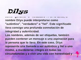 significado del nombre Dilys