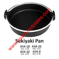 Hot Plate Sukiyaki Pan Tatakkan Kayu ASK - 18