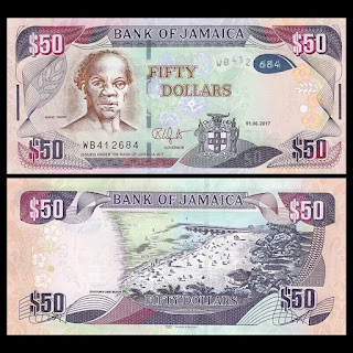 J8 JAMAICA 50 DOLLARS UNC (01.06.2017)(P-94c)