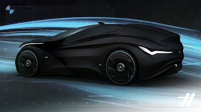 Concept BMW TRON - a real hybrid