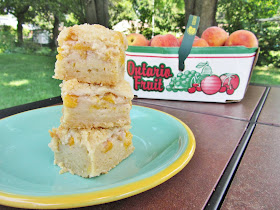 peach pie bars