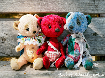handmade stuffed teddy bears