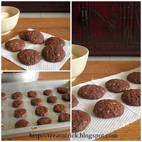 Chocolate Rolled Oat Cookies  @ treatmtrick.blogspot.com 