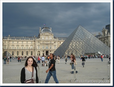 Me, the Louvre, and its pyramids