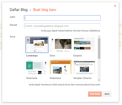 buat blog