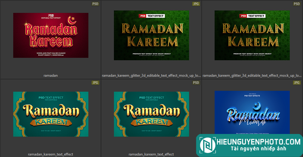 Chia sẻ Ramadan Text Effect