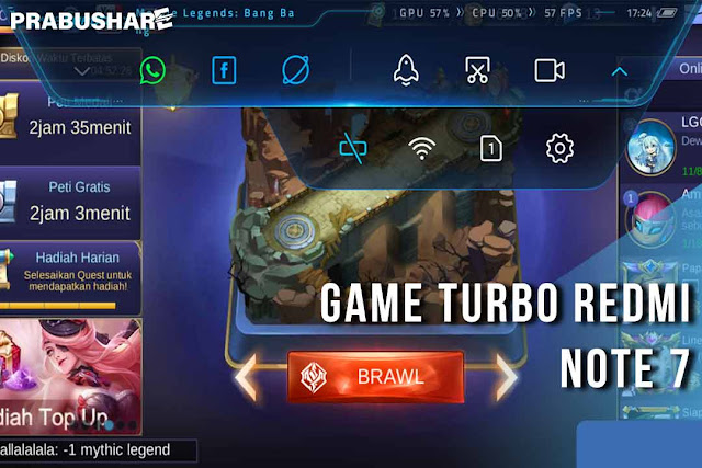 cara mengaktifkan game turbo khusus redmi note 7