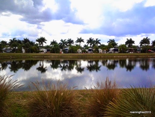 Sites around one of the lakes