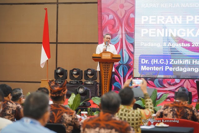 Rakernas Apeksi, Mendag Zulkifli Hasan: Sinergi Majukan Perdagangan Indonesia