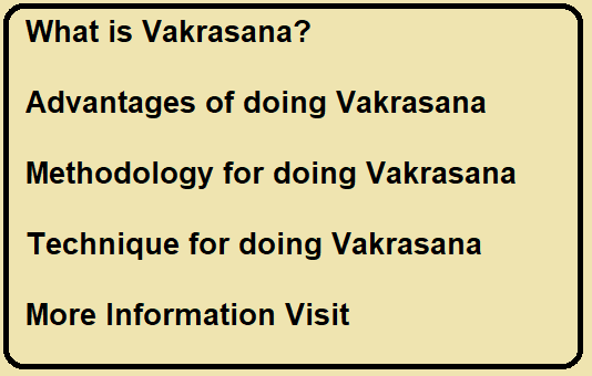 Advantages of Vakrasana Yoga