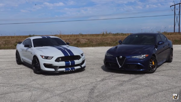 Mustang GT350 Vs Giulia QV