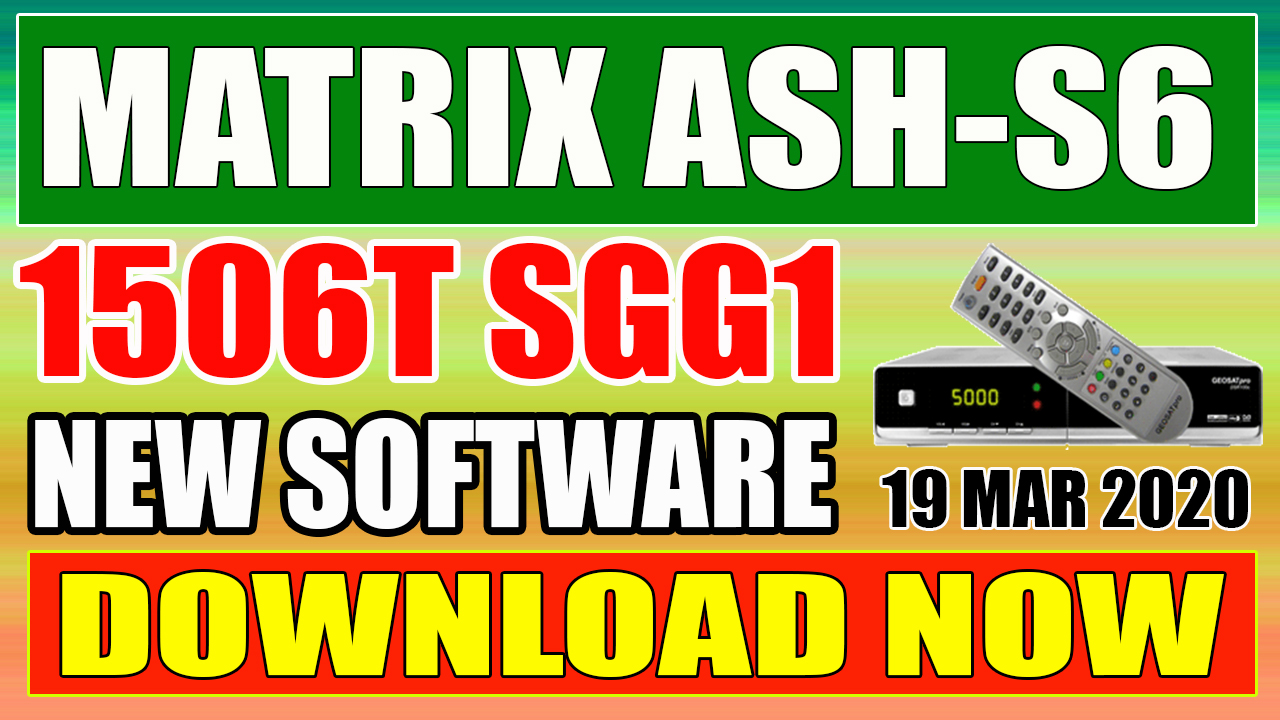 MATRIX ASH-S6 (1506T) NEW SOFTWARE WITH ECAST & YOUTUBE OK
