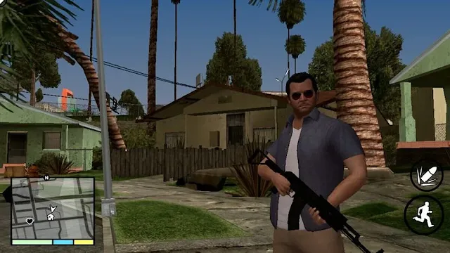 GTA San Andreas HUD From GTA 5 For Android