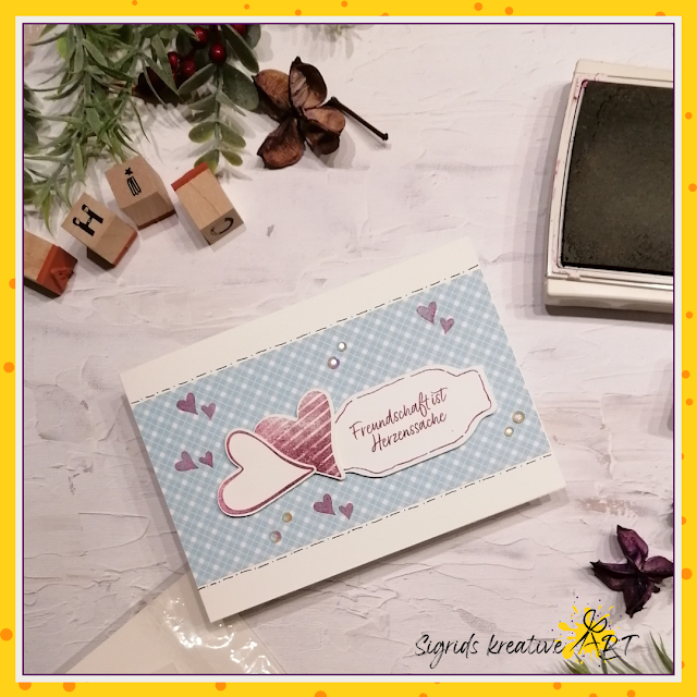 rustikal floral - freundschaft ist herzenssache - stampin up - stempelset