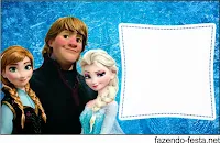 Frozen free printable card or candy bar label.