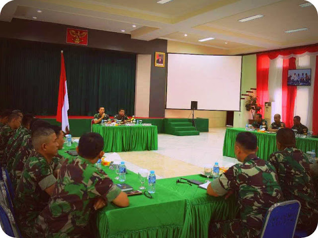 Wasrir Itjen TNI AD Kunjungi Korem 151 Binaiya