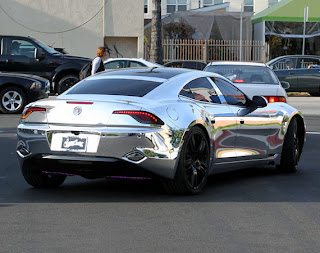 Chrome Fisker Karma