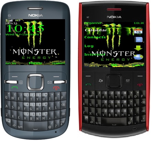 Monster Energy Theme For Nokia C3 And X2-00, X2-01 ...